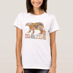 Floral Mama Bear T-Shirt