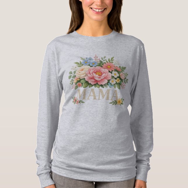 Floral Mama T-shirt (Front)
