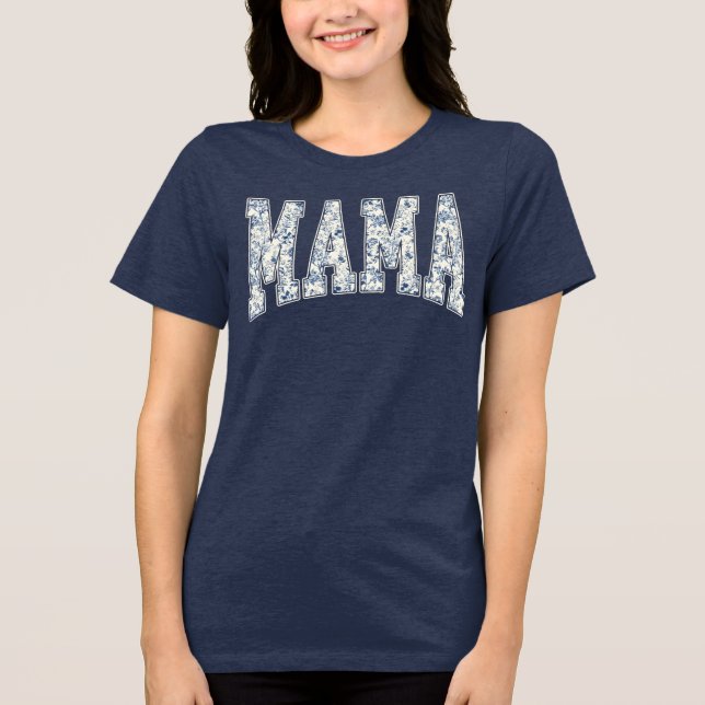 Floral Mama Tri-Blend Shirt (Front)