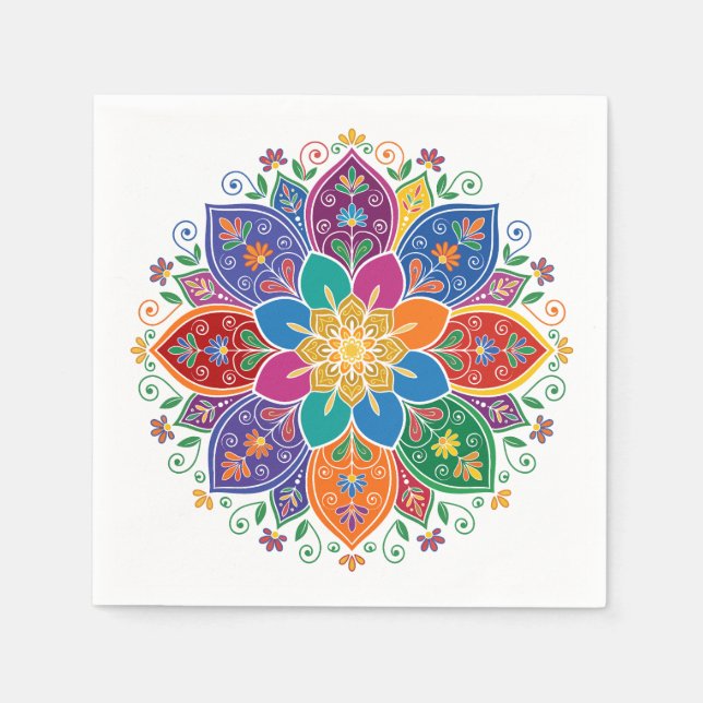 Floral Manda Napkin (Front)