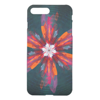 Floral Mandala Flowers Orange Red Blue Abstract iPhone 8 Plus/7 Plus Case