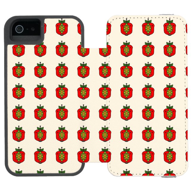 Floral Mandala Pattern Incipio iPhone Wallet Case (Folio Open)