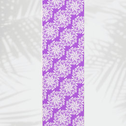 Floral Mandala Purple  Yoga Mat