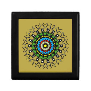 Floral Mandala Seamless Gift Box
