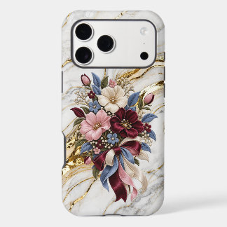 Floral Marble Bouquet Phone Case