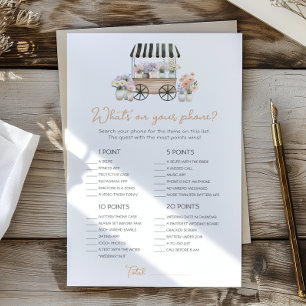 Floral Market What’s on Your Phone Game