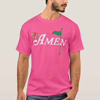 Floral Master Golfer Golf Lover Golf Flower Wo Ame T-Shirt