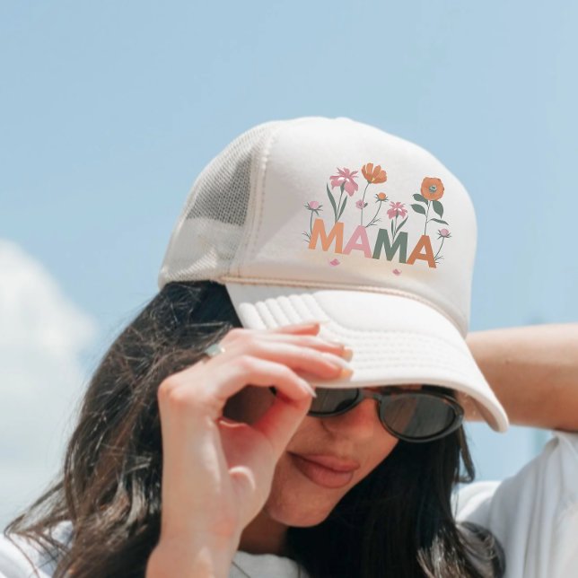Floral  Matching Mommy daughter  Trucker Hat (Creator Uploaded)
