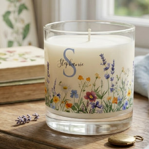 Floral Meadow Botanical Cottagecore Nana Gift Scented Candle