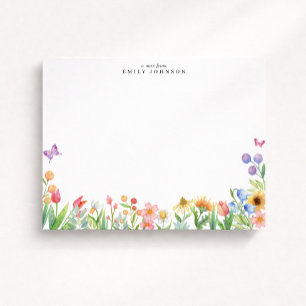 Floral Meadow Note Card