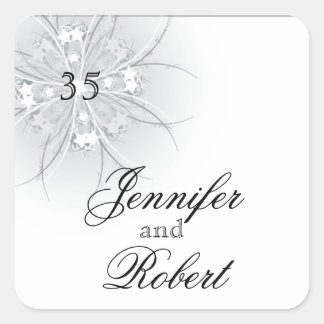 Floral Medallion Monogram Envelope Seal