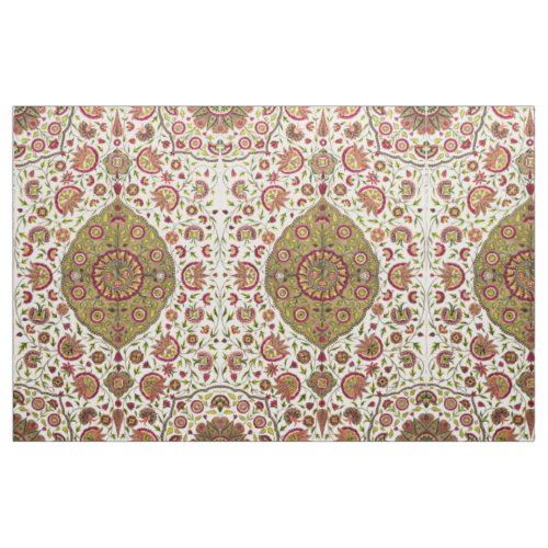 Floral Medallion Pattern from Ancient India Fabric