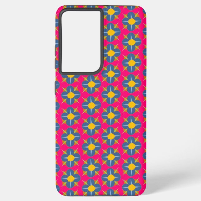 Floral Medallions Samsung Galaxy Case (Back)