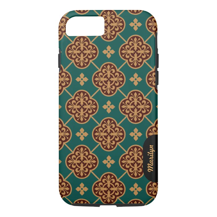 Floral medieval tile pattern CC0908 Augustus Pugin iPhone 8/7 Case