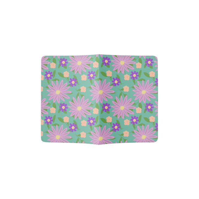 Floral Medley Passport Holder (Opened)