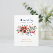 Floral Memorial Day Printable Poster (Standing Front)