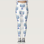 floral menorah hanukkah leggings<br><div class="desc">"floral menorah hanukkah ", "floral menorah""flowers menorah", "purple hanukkah", "pink hanukkah", "hanukkah menorah", "happy hanukkah", channukah, "floral hanukkah", Hanukkah</div>