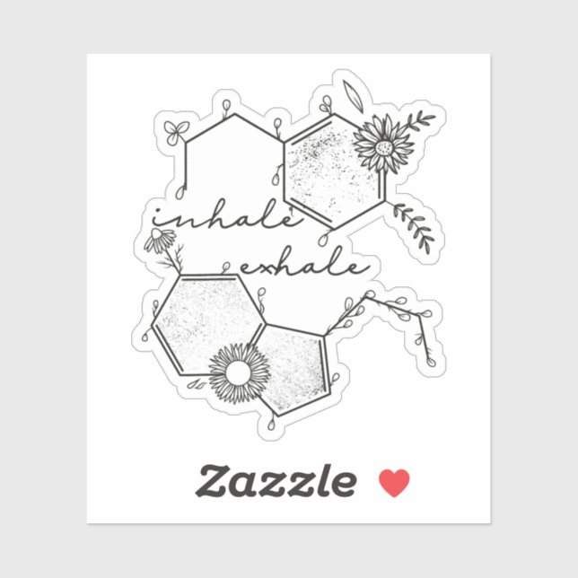 Floral Mental Health Sticker (Sheet)