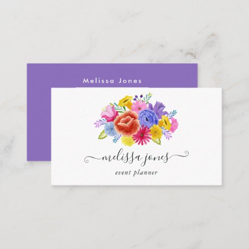 Floral Mexican Fiesta Business Card