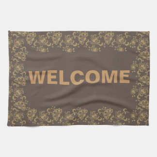 Floral Microfiber Cutting Board Kitchen Towel