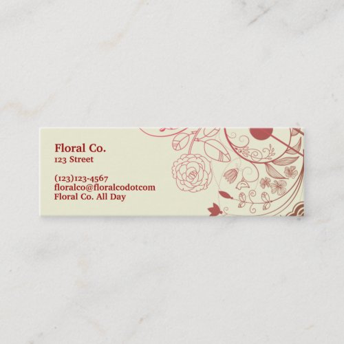 Floral Business Card Templates