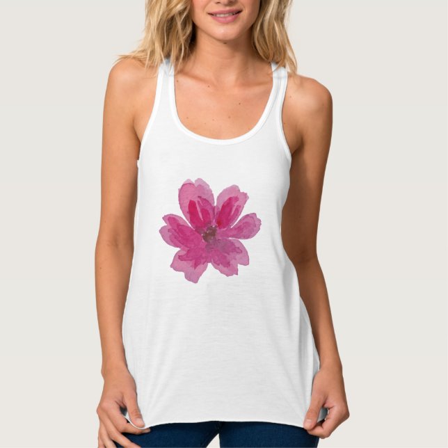 Floral Minimal Tank Top (Front)