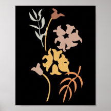 Floral Minimalist Theme Poster