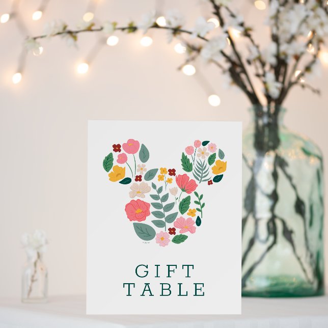 Floral Minnie Mouse Baby Shower Foam Board (In Situ (Wedding))