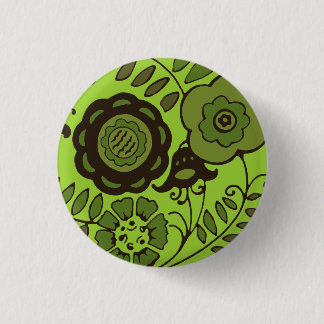 Floral Mint Button