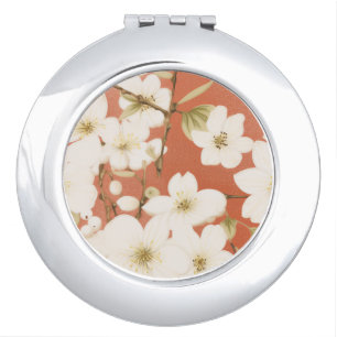 "Floral Mirror Compact"