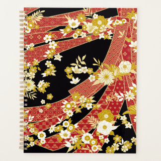 Floral Mix Kimono Pattern Planner