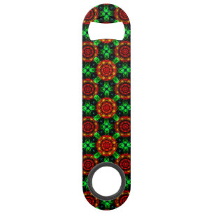 Floral Modern Boho Elegant Abstract Pattern #504 Bar Key