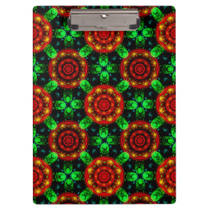 Floral Modern Boho Elegant Abstract Pattern #504 Clipboard