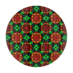 Floral Modern Boho Elegant Abstract Pattern #504 Cutting Board
