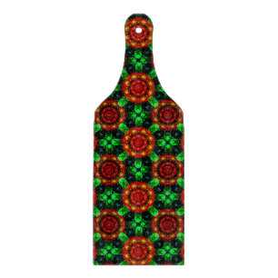 Floral Modern Boho Elegant Abstract Pattern #504 Cutting Board