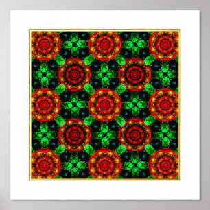 Floral Modern Boho Elegant Abstract Pattern #504 Foil Prints