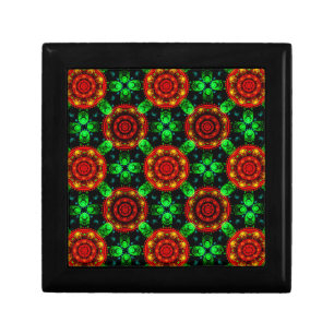 Floral Modern Boho Elegant Abstract Pattern #504 Gift Box
