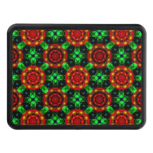 Floral Modern Boho Elegant Abstract Pattern #504 Hitch Cover