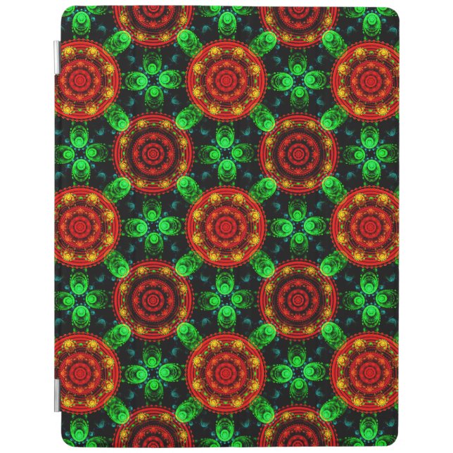 Floral Modern Boho Elegant Abstract Pattern #504 iPad Smart Cover (Front)