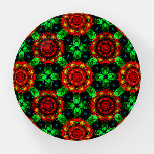 Floral Modern Boho Elegant Abstract Pattern #504 Paperweight