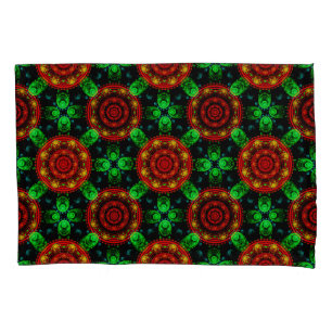 Floral Modern Boho Elegant Abstract Pattern #504 Pillow Case