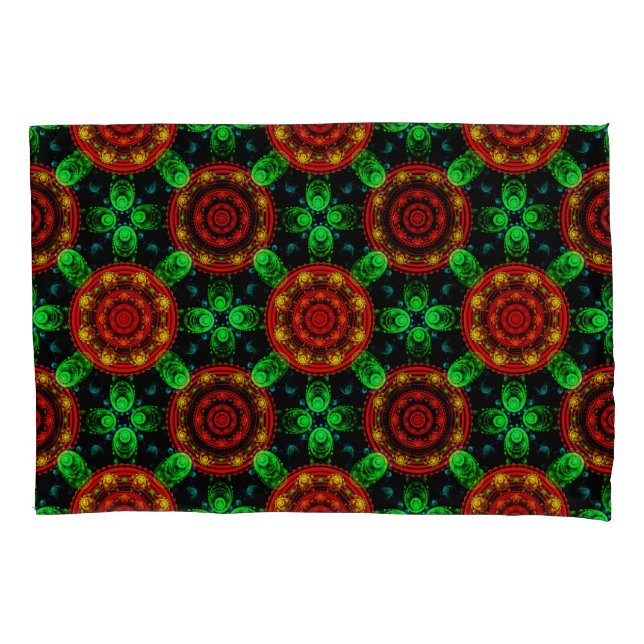 Floral Modern Boho Elegant Abstract Pattern #504 Pillow Case (Front)