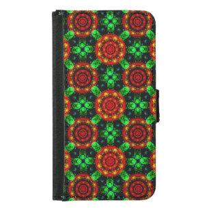 Floral Modern Boho Elegant Abstract Pattern #504 Samsung Galaxy S5 Wallet Case