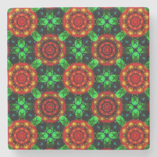 Floral Modern Boho Elegant Abstract Pattern #504 Stone Coaster