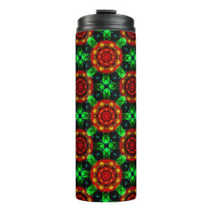Floral Modern Boho Elegant Abstract Pattern #504 Thermal Tumbler