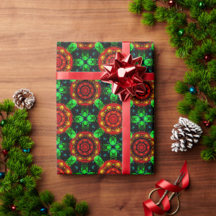 Floral Modern Boho Elegant Abstract Pattern #504 Wrapping Paper
