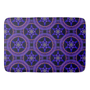 Floral Modern Boho Elegant Abstract Pattern #505 Bath Mat