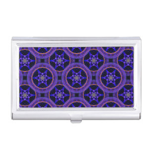 Floral Modern Boho Elegant Abstract Pattern #505 Business Card Case