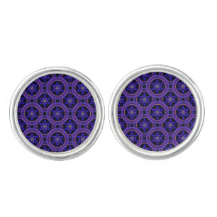 Floral Modern Boho Elegant Abstract Pattern #505 Cufflinks
