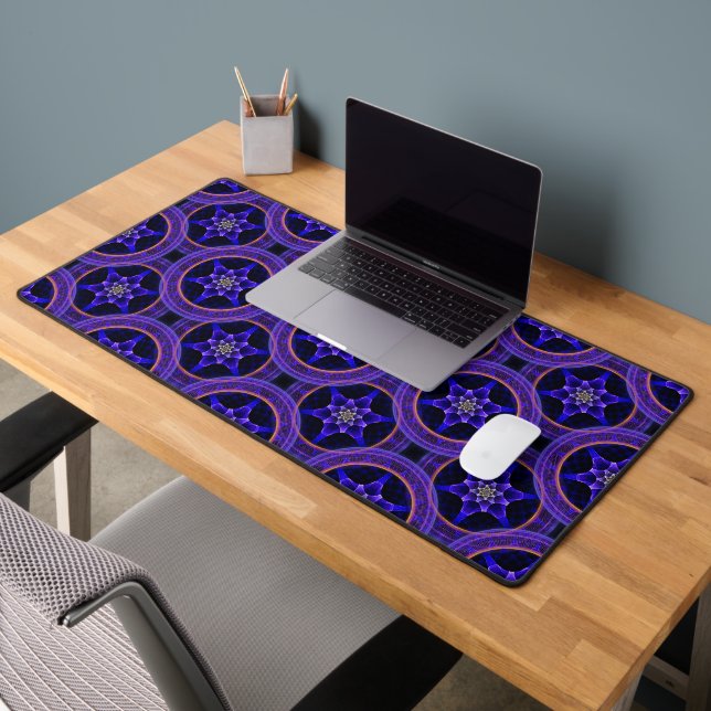 Floral Modern Boho Elegant Abstract Pattern #505 Desk Mat (Office 2)